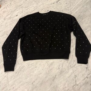 Good American- NWOT Crystal Crewneck